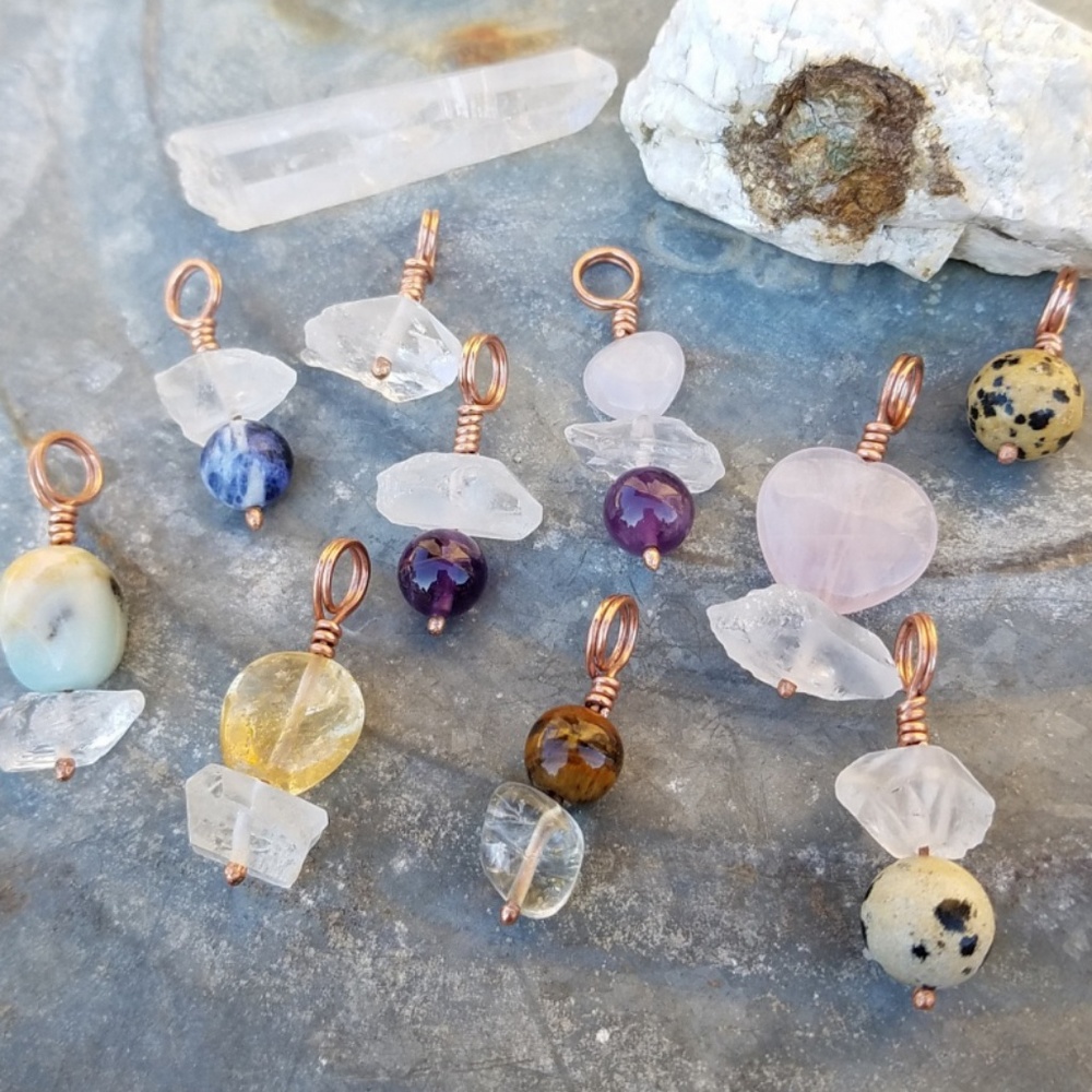 Healing Crystal Charms Now Available!